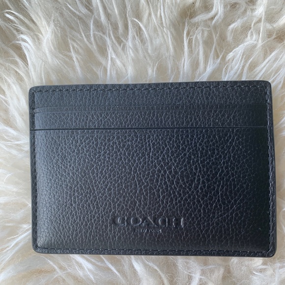 Coach Other - 🎉HP🎉 Coach Leather Money Clip NWOT w/ Slots